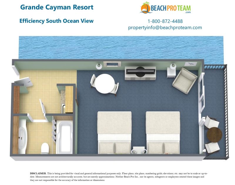 Grande Cayman Resort Efficiency Ocean View